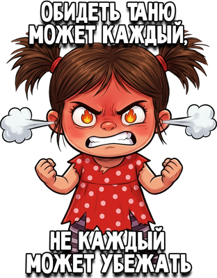 Обидеть Таню может каждый, не каждый может убежать — превью